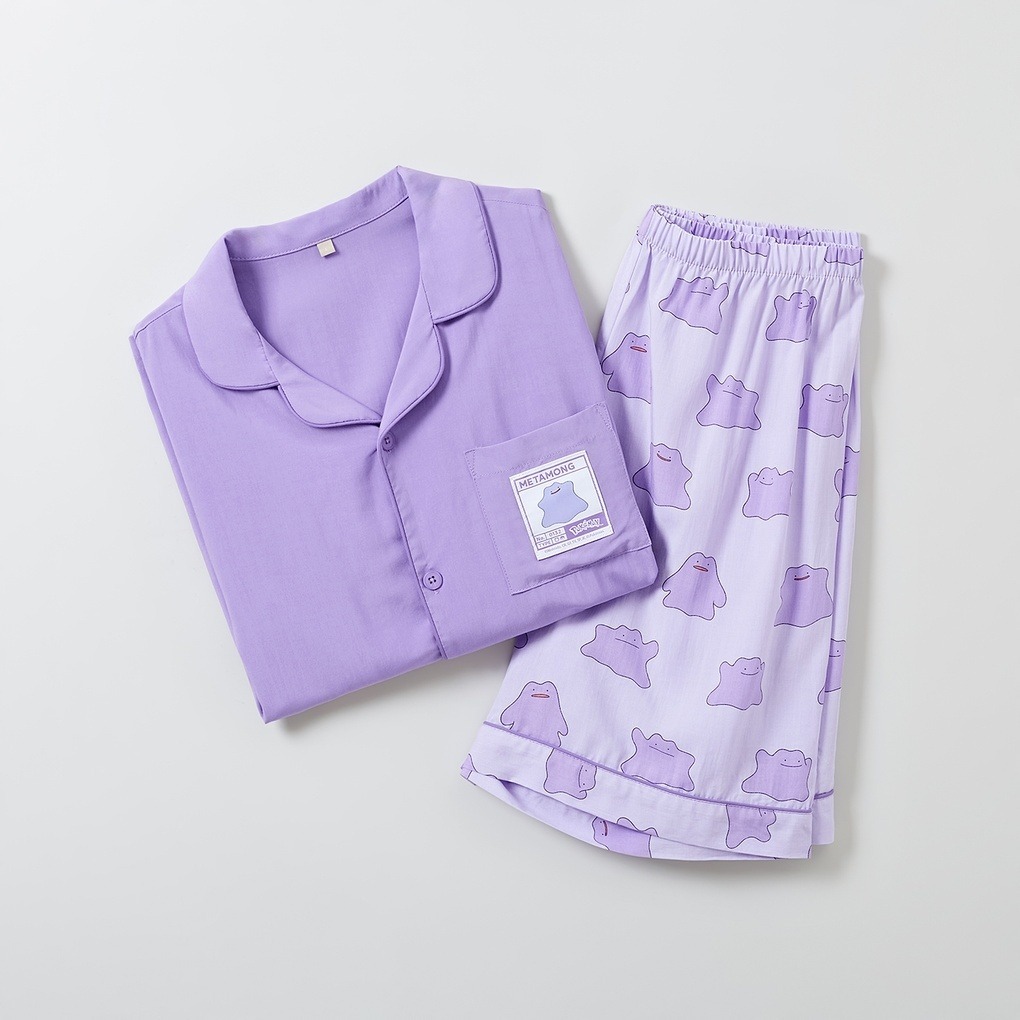 【現貨】SPAO x 寶可夢 短袖睡衣組 2色 SPEEE25U03