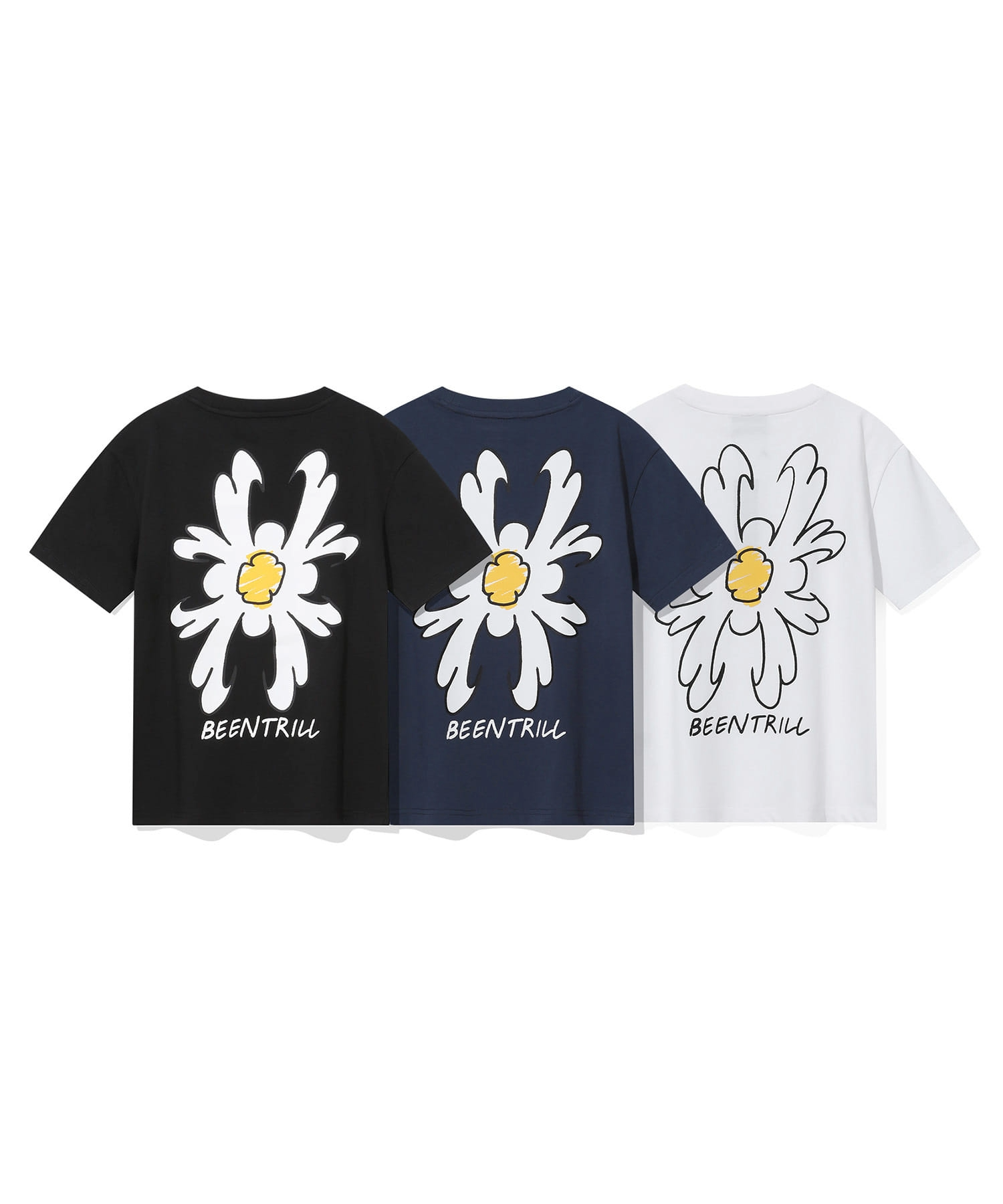 【現貨】BEENTRILL 背後大花LOGO 短袖上衣 3色 BA252TS511