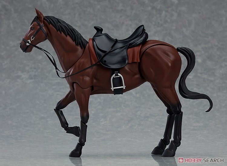 GSC Figma #490 馬ver.2（茶色） 可動完成品