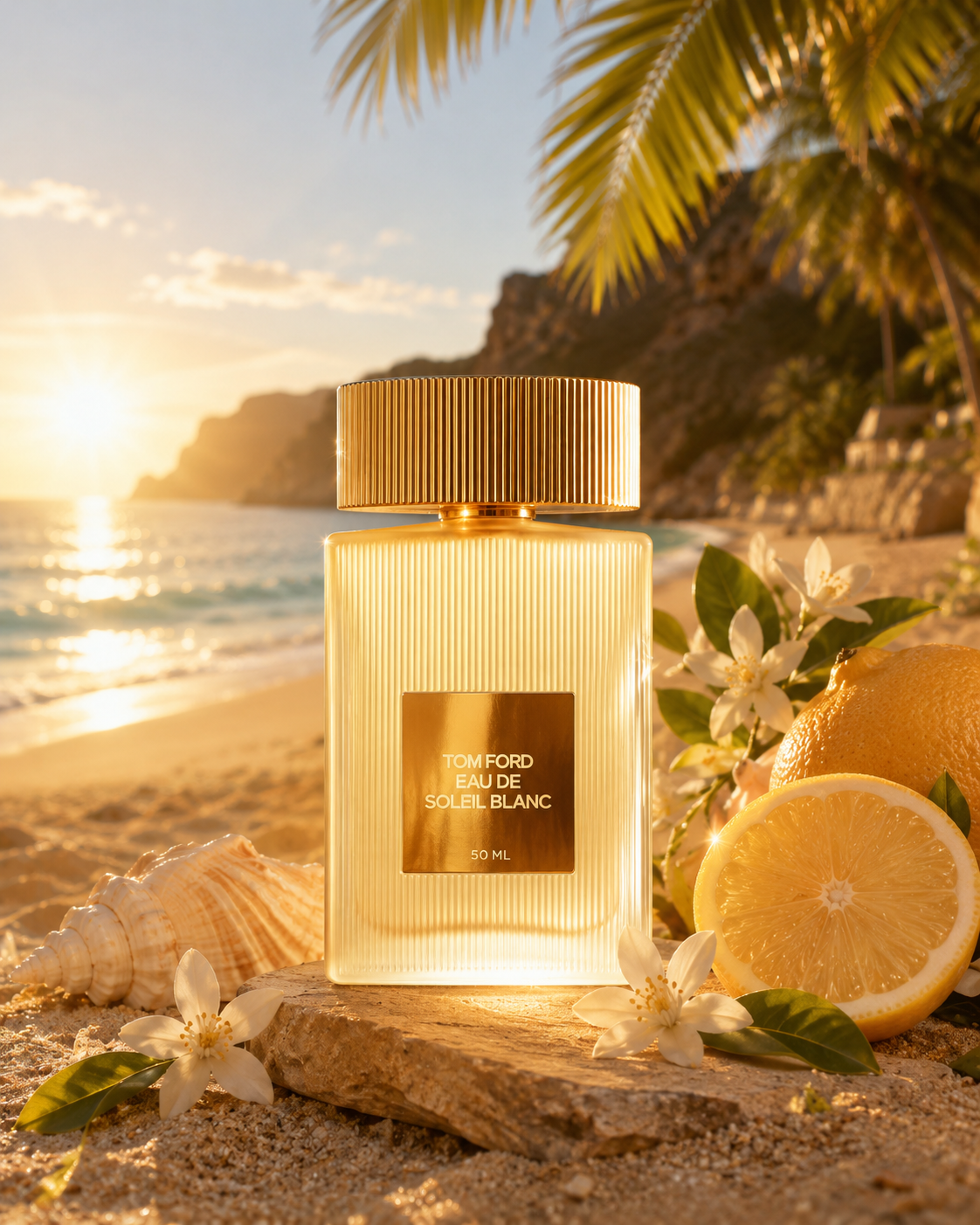 [內容物全新,外盒盒損] Tom Ford Eau De Soleil Blanc 夏日沙灘清新版淡香水 EDT 100ml (新版)