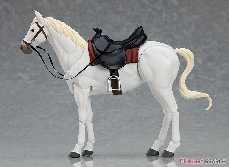 GSC Figma #490 馬ver.2（白色） 可動完成品