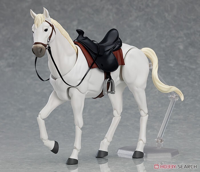 GSC Figma #490 馬ver.2（白色） 可動完成品