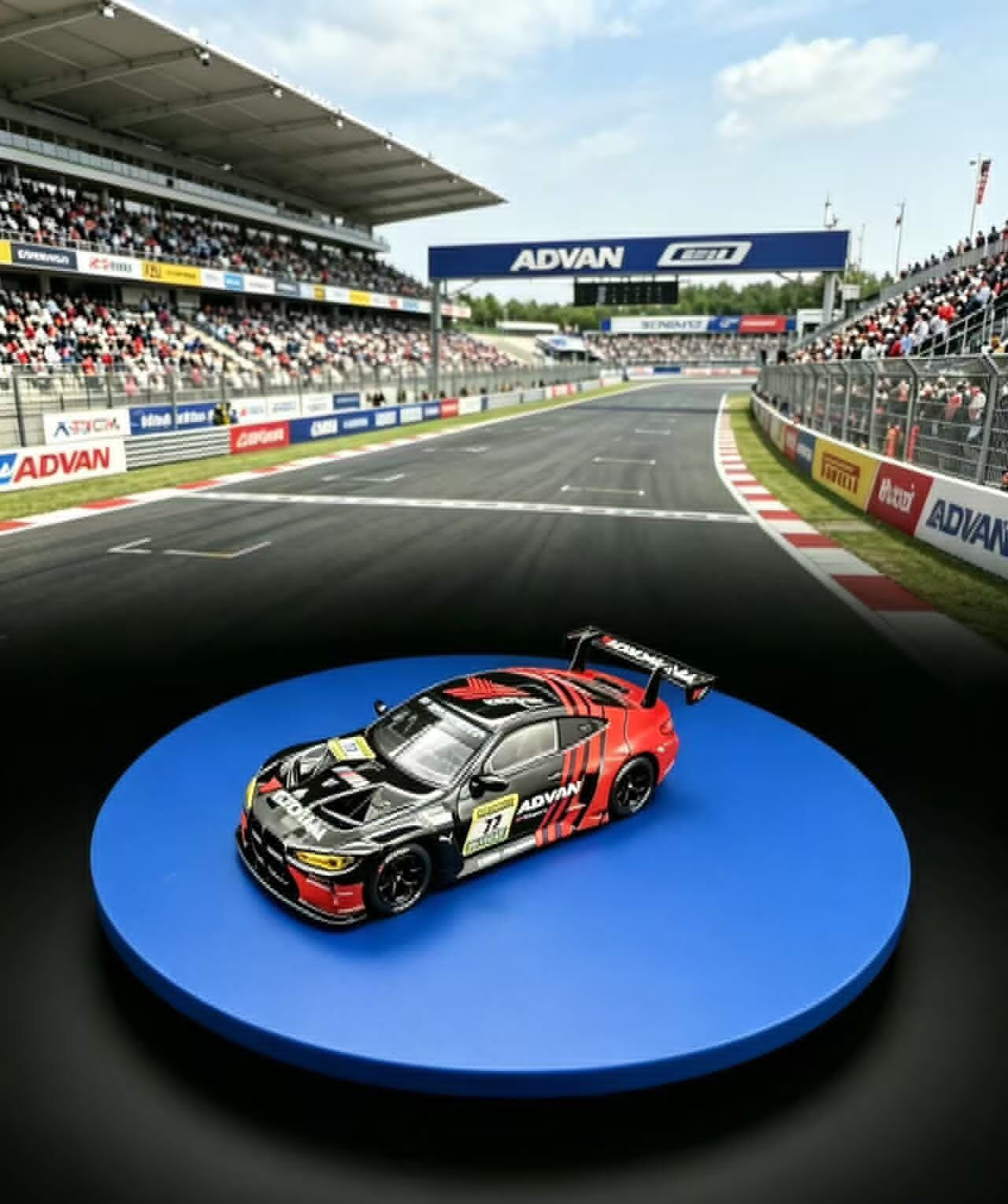 預訂:1/64 OEM Model BMW M4 G82 GT3 Advan #77 (OMBM4A )