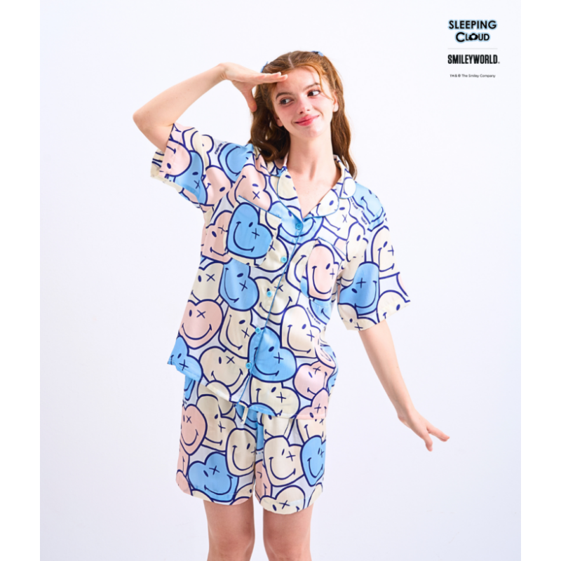 THCG0617-606 Candy Collection Short sleeves + Shorts : Blue (A6F/P)