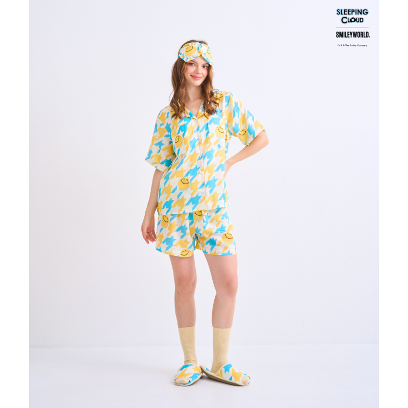 THCG0617-603 Shinori Collection Short sleeves + Shorts : Yellow (A3F/P)