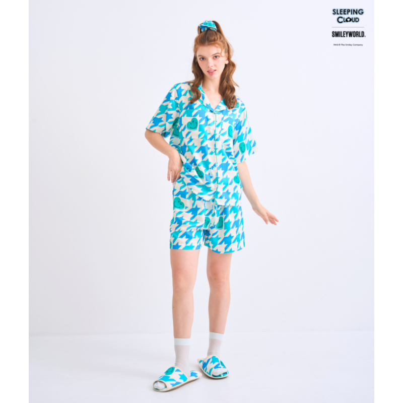 THCG0617-601 Shinori Collection Short sleeves + Shorts : Green (A1F/P)