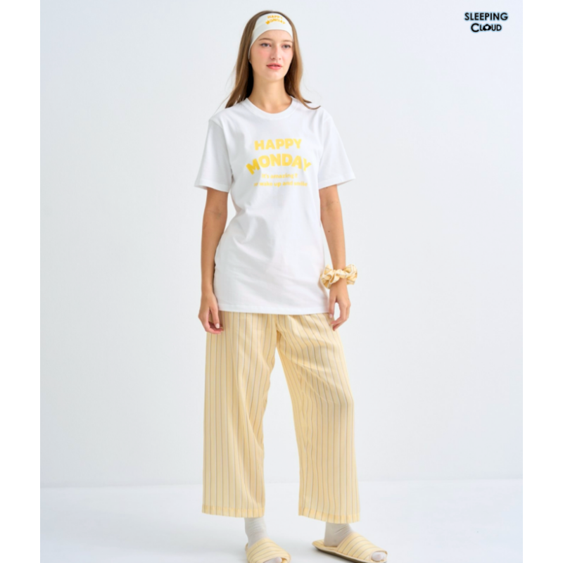 THCG0617-616 T-Shirt + Pants set, One stripe : Monday (A16F/P)