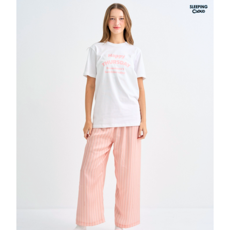 THCG0617-620 T-Shirt + Pants set, One stripe : Thursday (A20F/P)