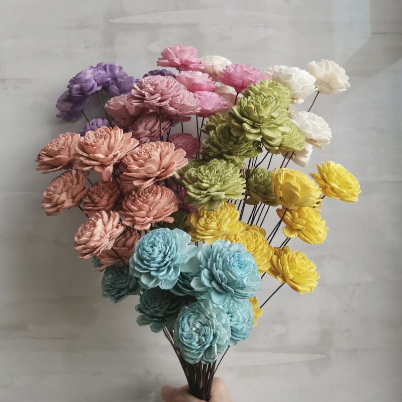 多色通草花｜零售｜通草花 索拉花
