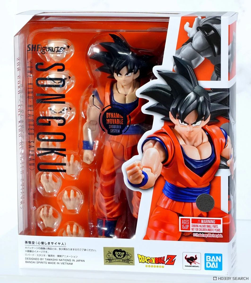 特價 全新 萬代 SHF 新素體 孫悟空 (心地善良的賽亞人) 七龍珠 可動完成品