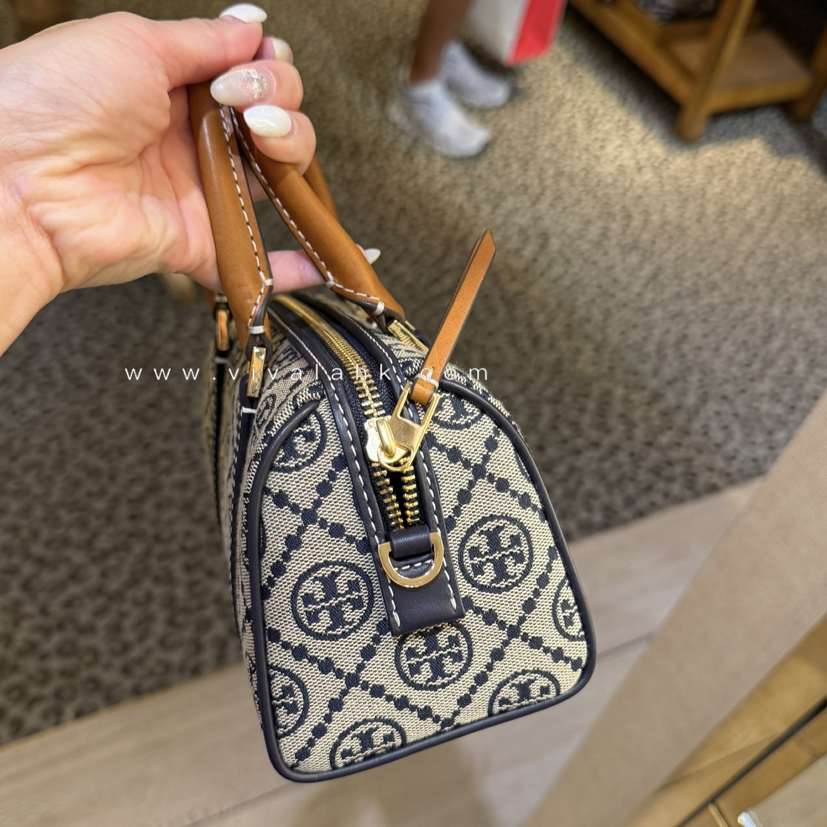 Tory Burch - T Monogram Mini 手提+斜孭多用袋 (170417)