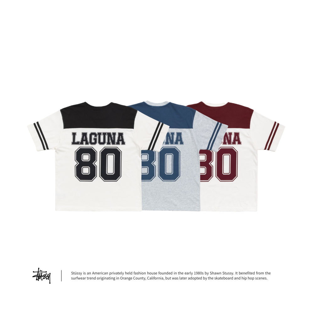 "代購" Stussy LAGUNA 80 JERSEY 拼接 球衣