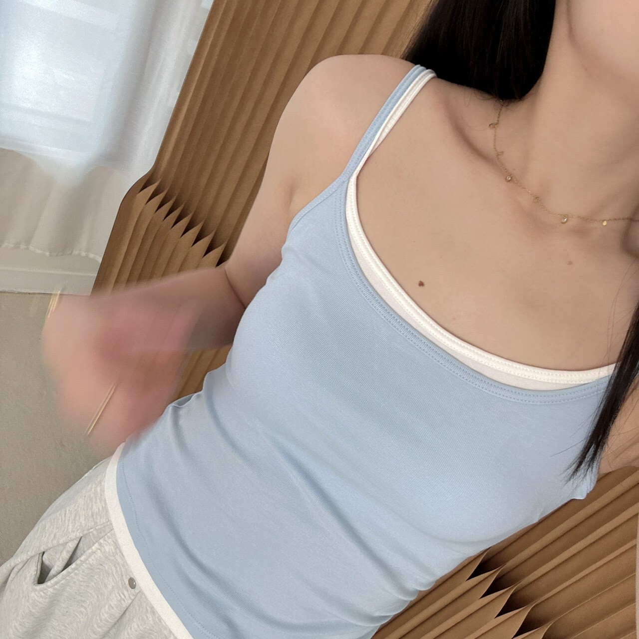 素面款白內搭假兩件（bratop）（預購於8/26收單～預計3-6週才會收到！可接受再下單唷）