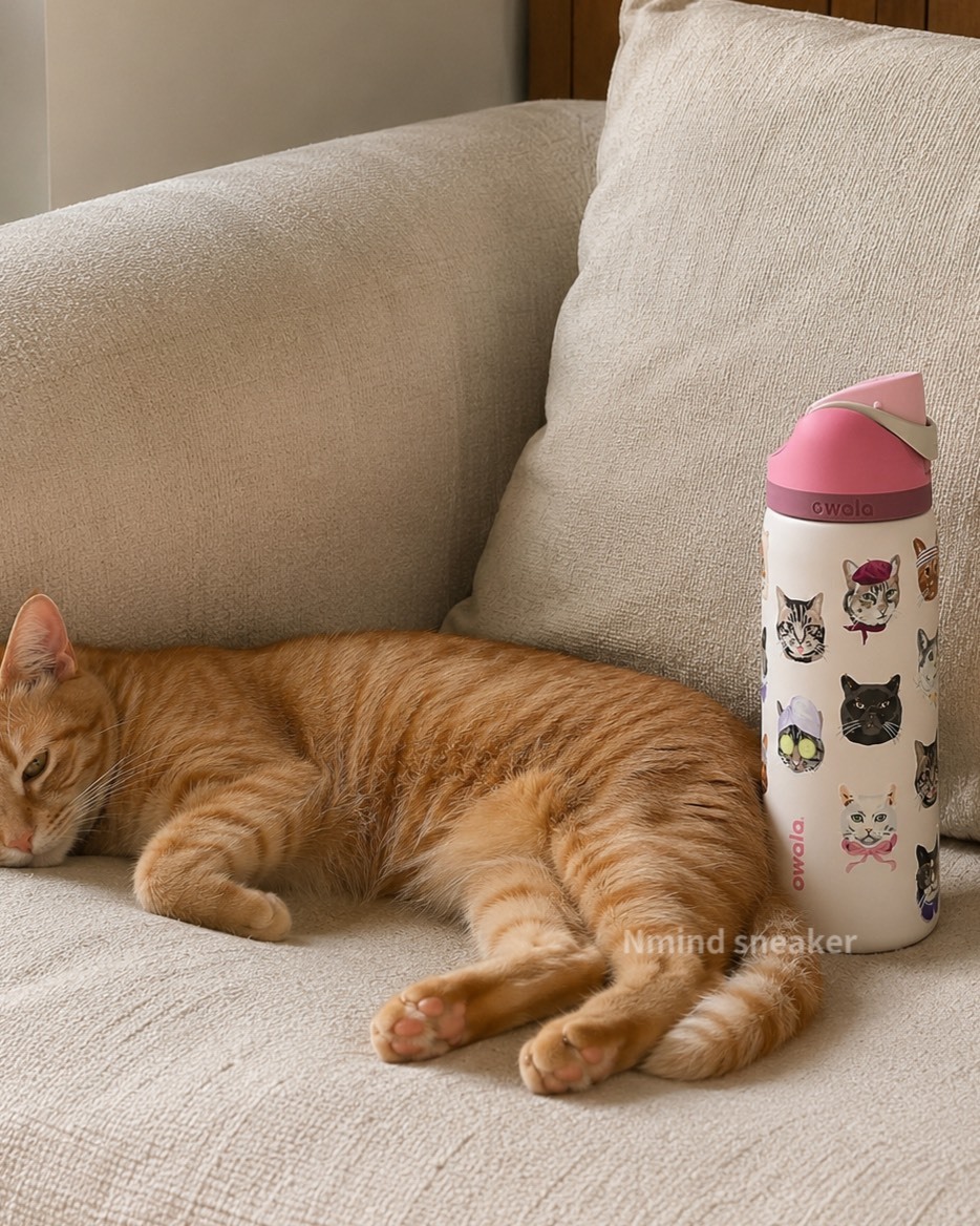 <貓貓爆擊😺> Owala UO限定版貓咪拼貼保溫瓶