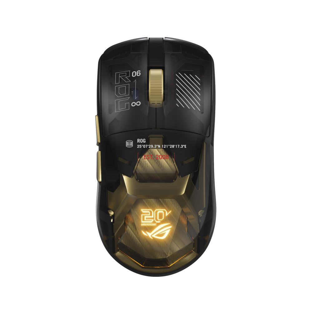 【接受訂購】ASUS ROG Harpe II Extreme Edition 20 Gaming Mouse｜超輕量無線｜FPS 電競級精準操控