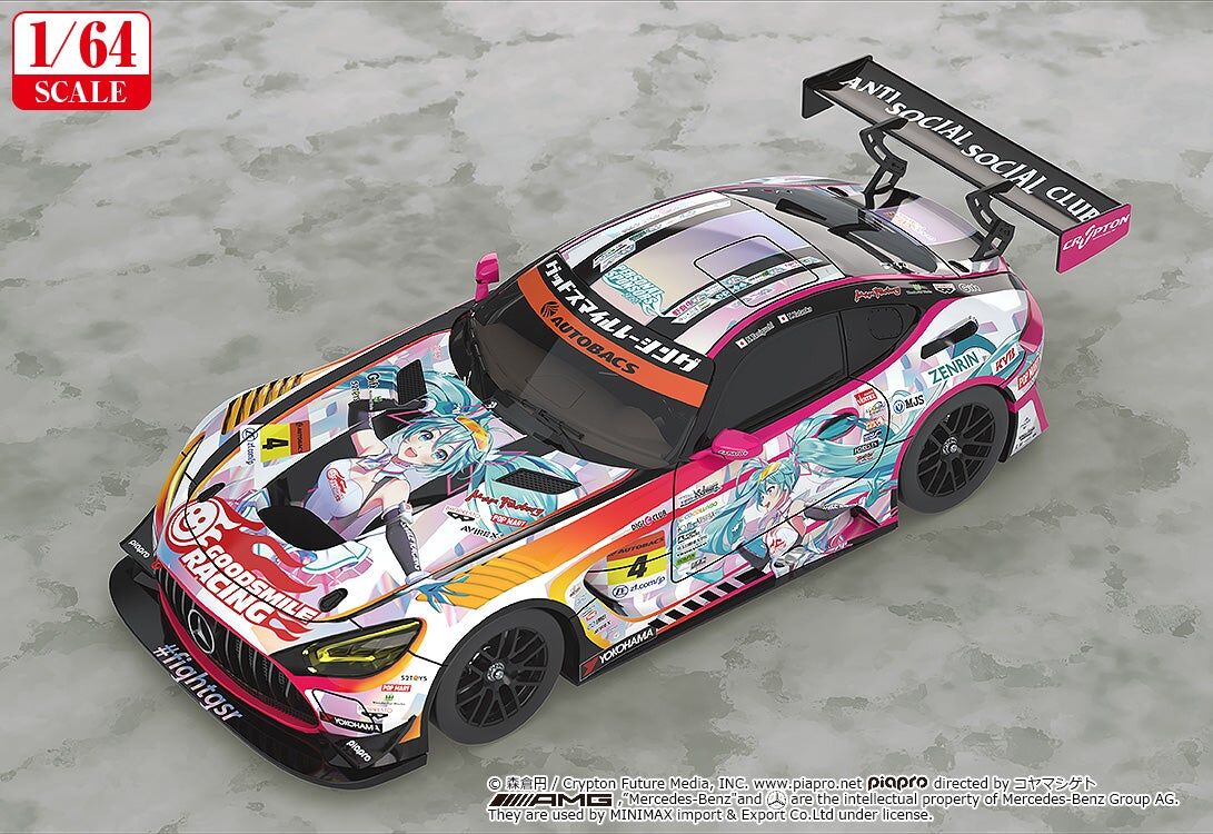 初音未來GT計畫 1/64 Good Smile 初音未來 AMG 2021 SUPER GT 第5戰Ver.