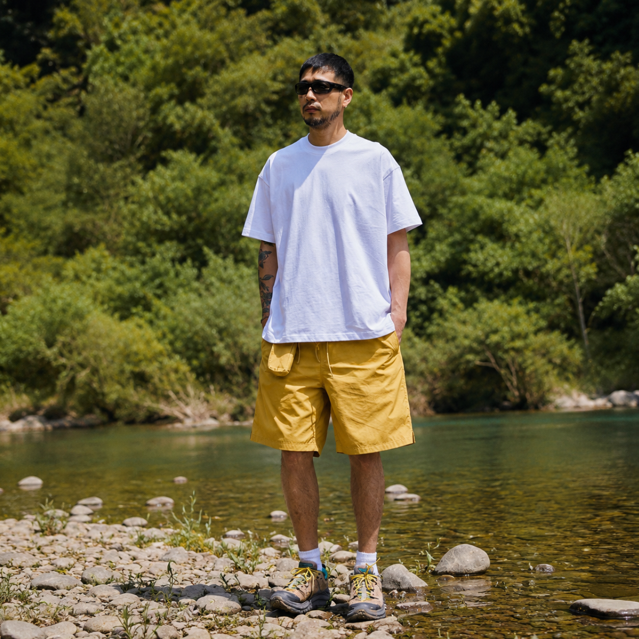 夏日機能速乾沙灘褲