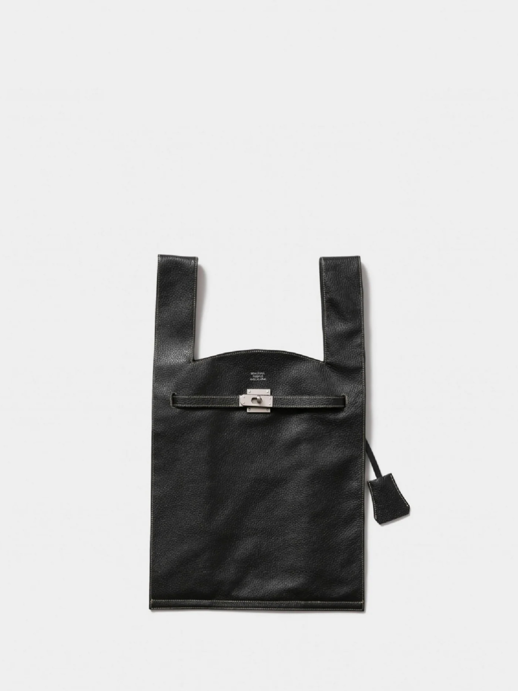 BEAUTIFUL PEOPLE LARGE MARKET BAG IN SHRINK LEATHER 手提包