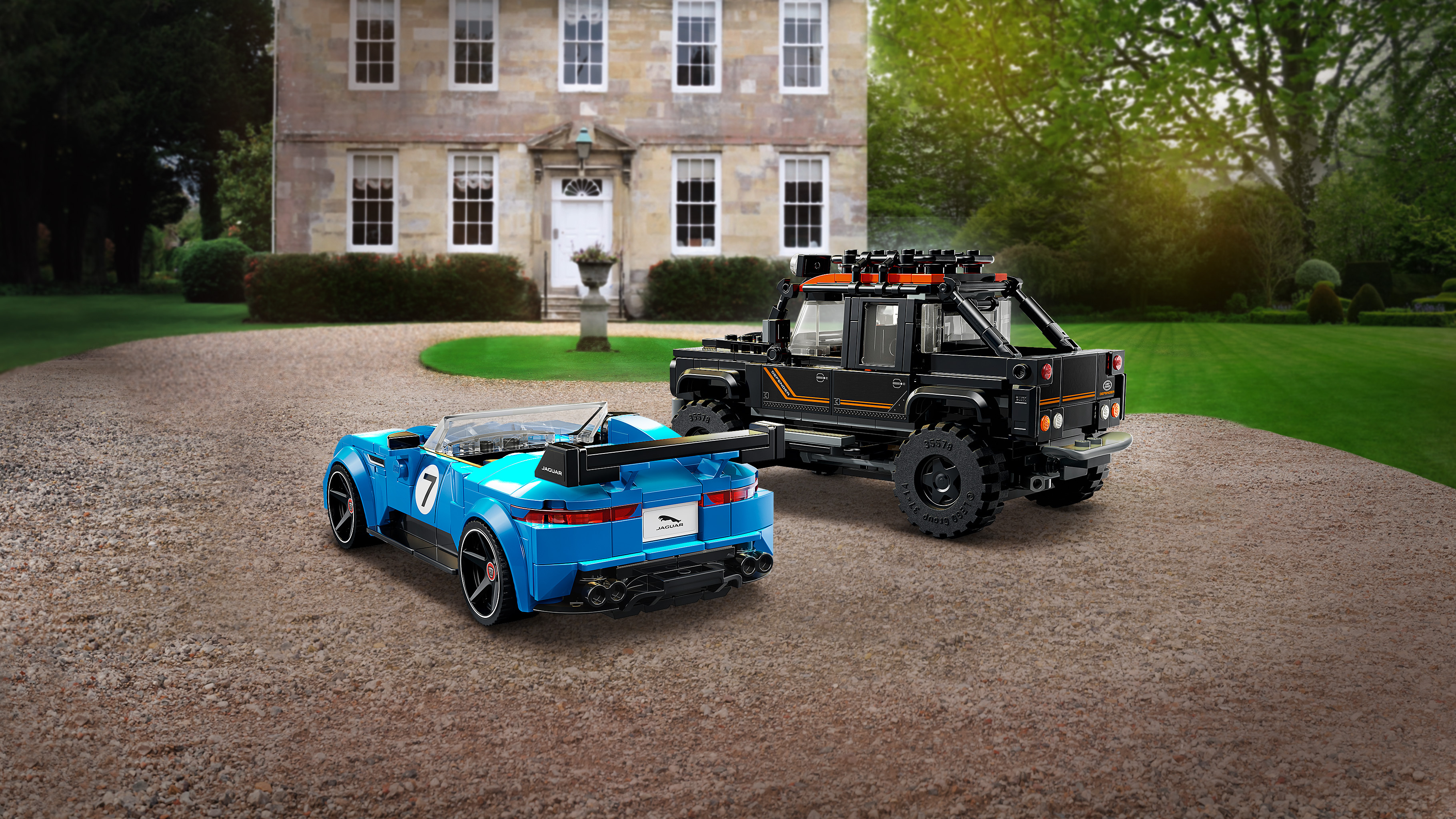 77264 Jaguar Project 7 和 Land Rover Defender
