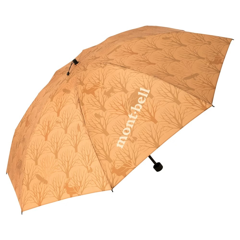 Mont-bell PRINT TREKKING UMBRELLA 55雨傘 1128754-#4橘 [HappyOutdoor]