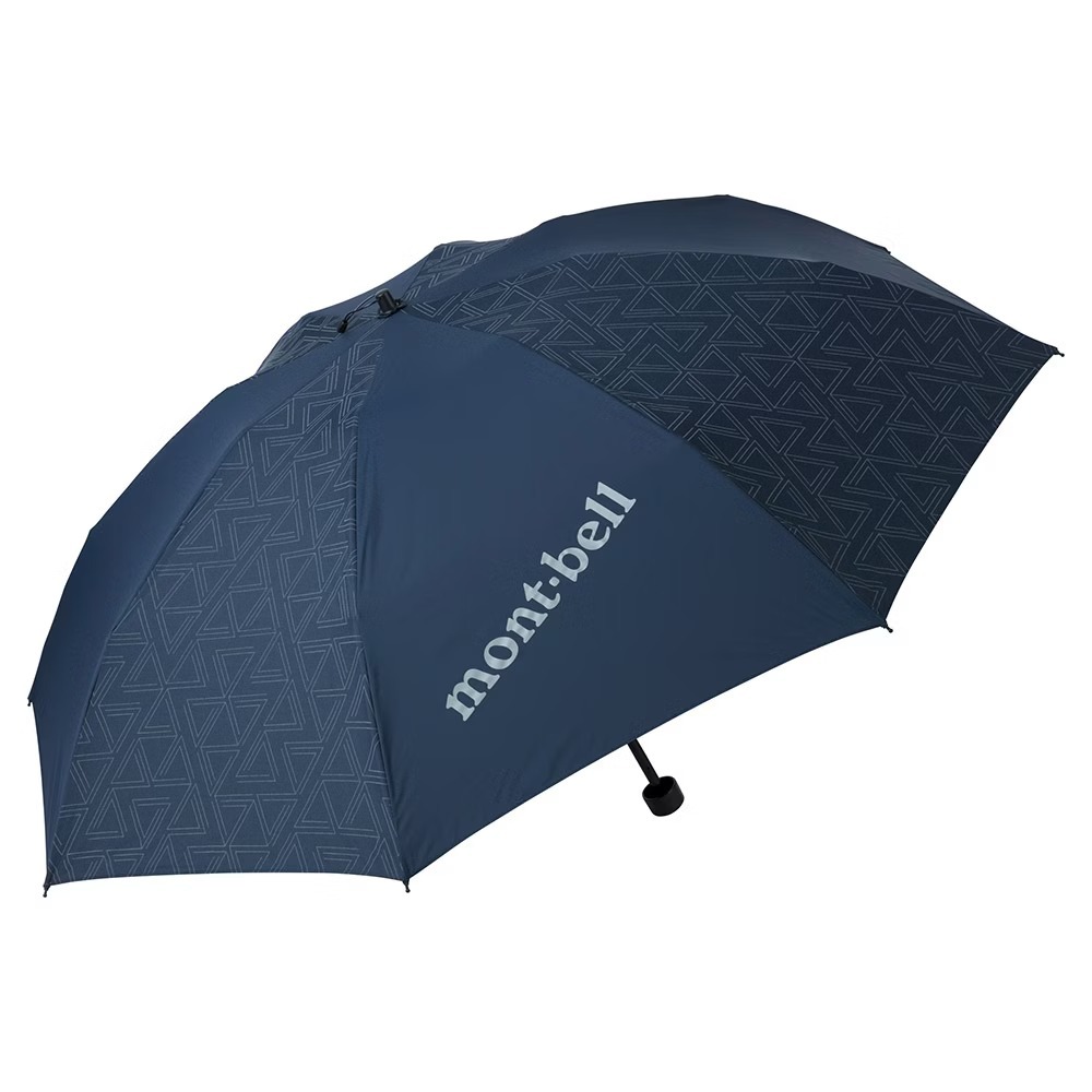Mont-bell 反光安全傘 REFLEC TREKKING 雨傘#1128554 淺灰、海軍藍 [HappyOutdoor]