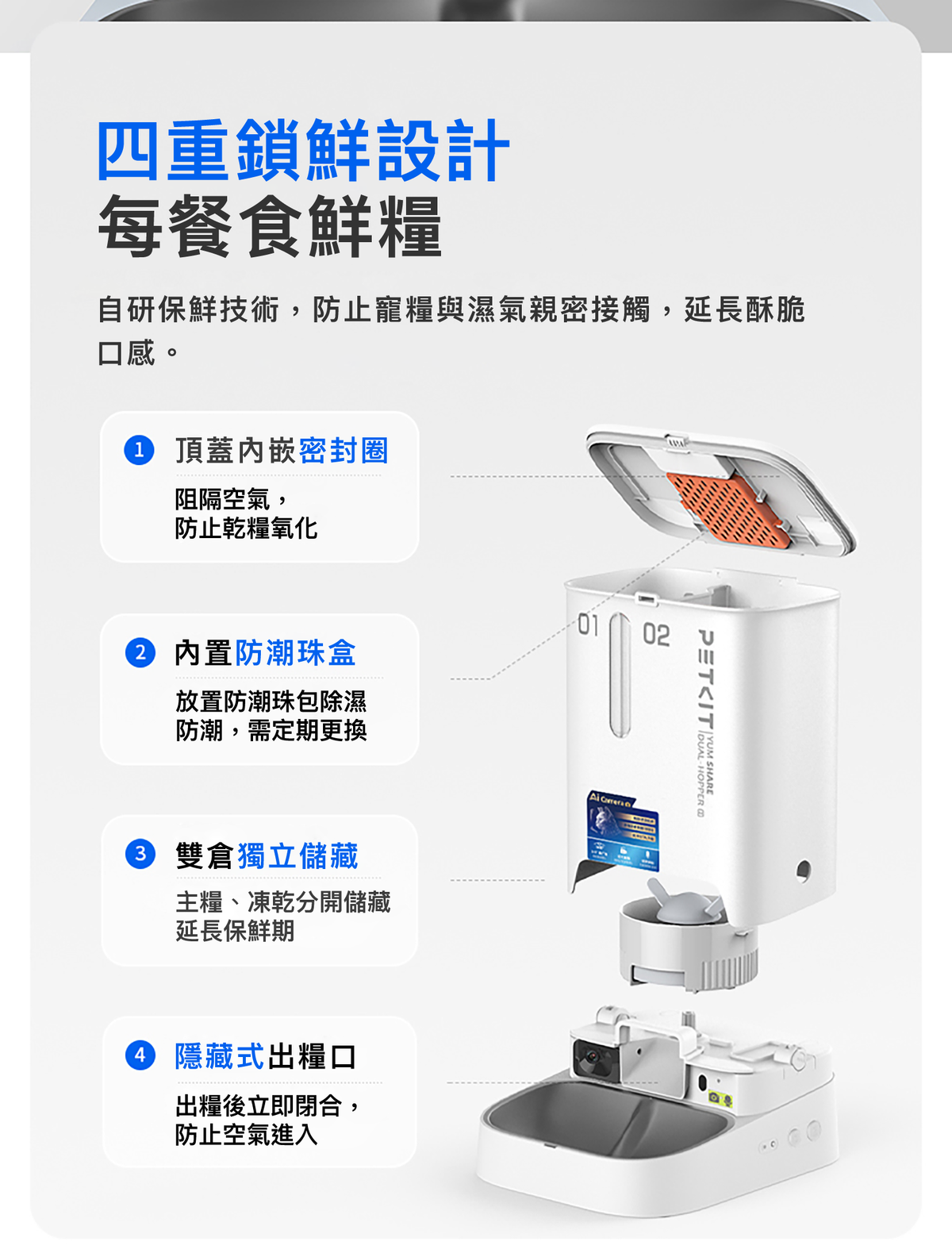 Petkit Gemini 2 AI智能餵食器 (鏡頭版)
