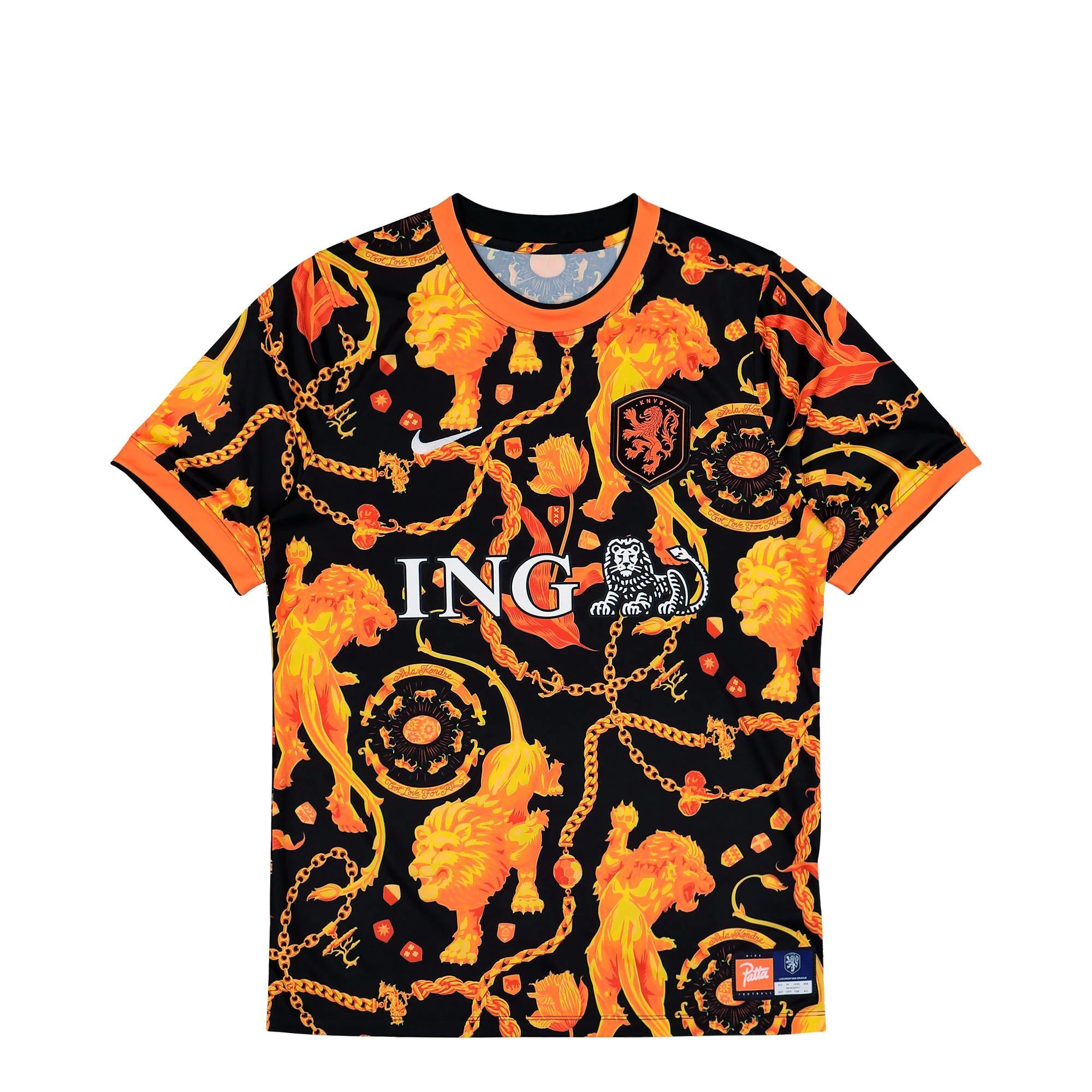現貨|Netherlands x Patta Academy Pro Short-Sleeve Soccer Top
