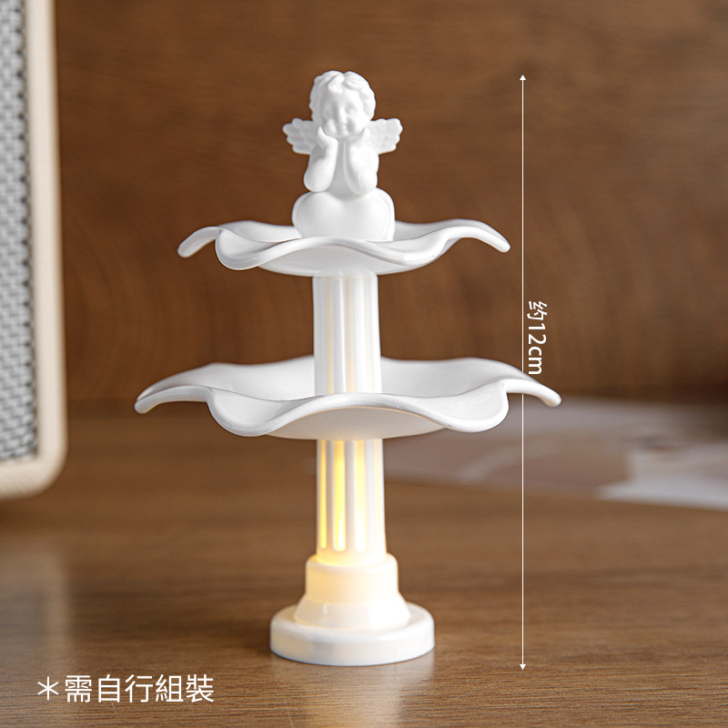 發光許願池天使裝飾擺飾｜許願池 天使