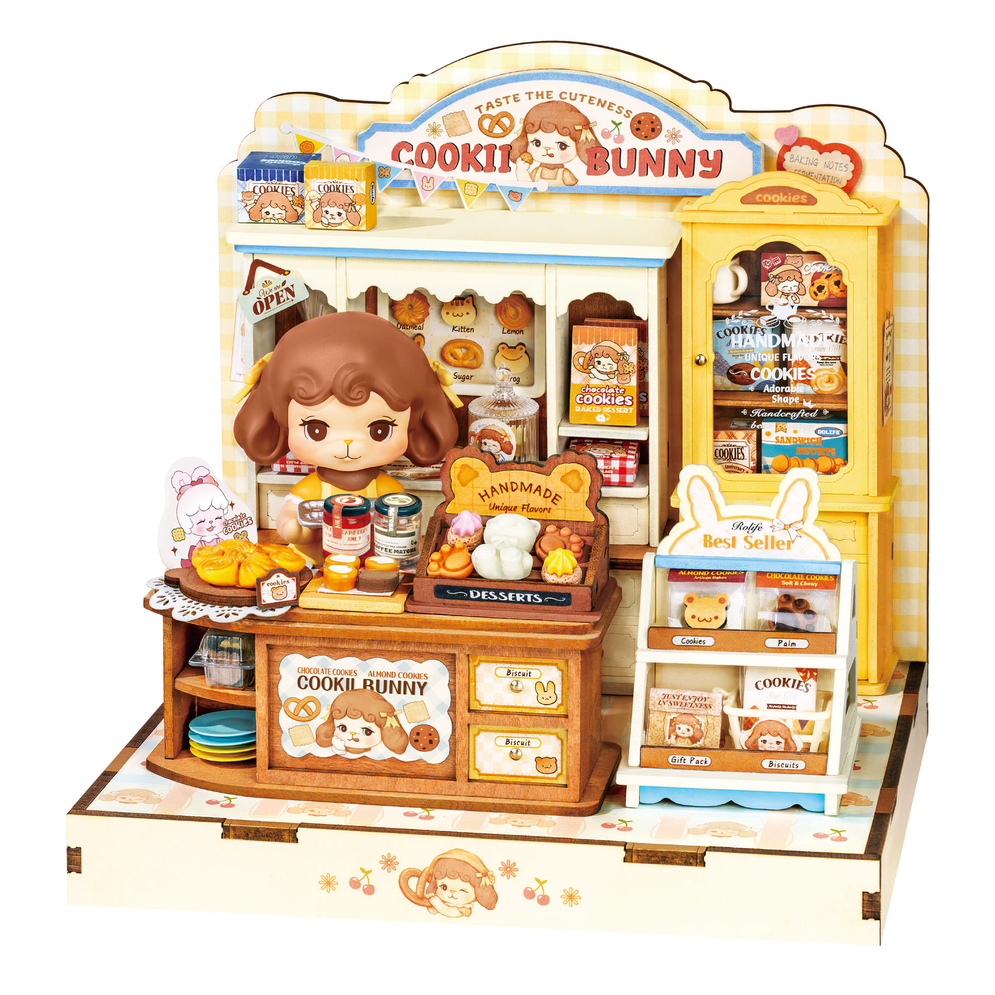 DIY袖珍小屋_【DG177】Rolife若來_邦尼曲奇