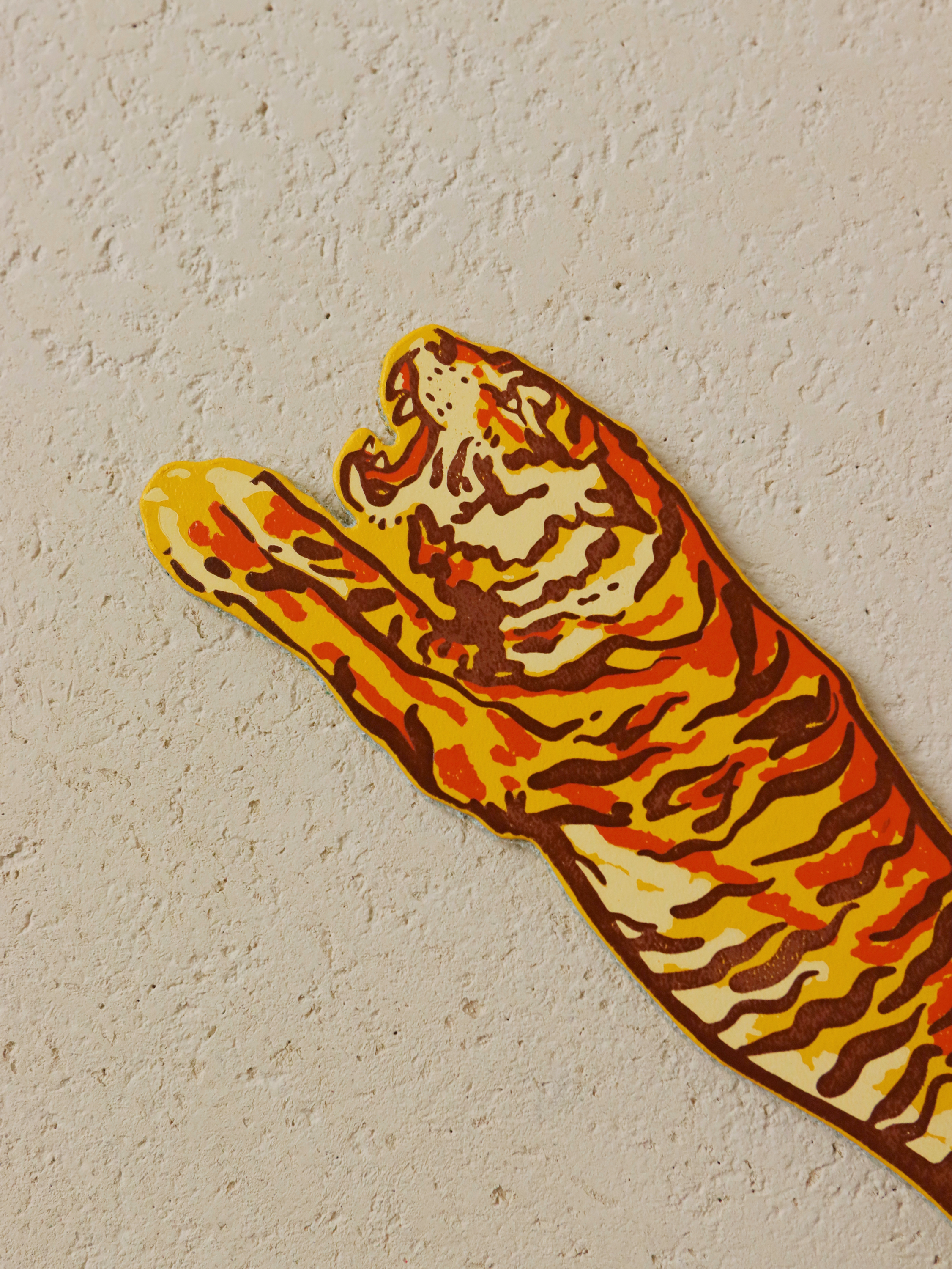 帥氣老虎書籤-Ark Colour Design