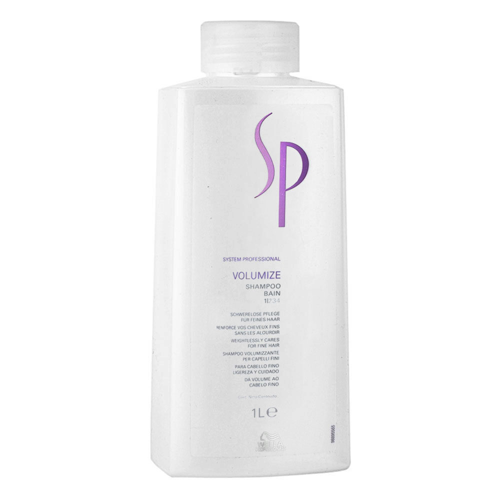 Wella SP Volumize Shampoo 1000ml 威娜SP彈力豐盈洗髮露(纖細髮質)