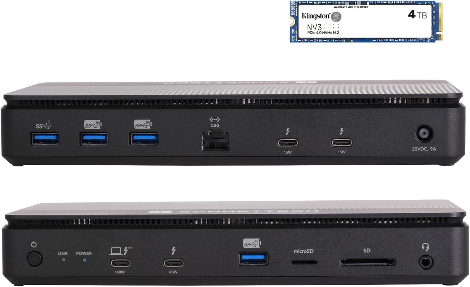 Sonnet Echo 13 Thunderbolt 5 SSD Dock｜4TB整合式高速擴展器