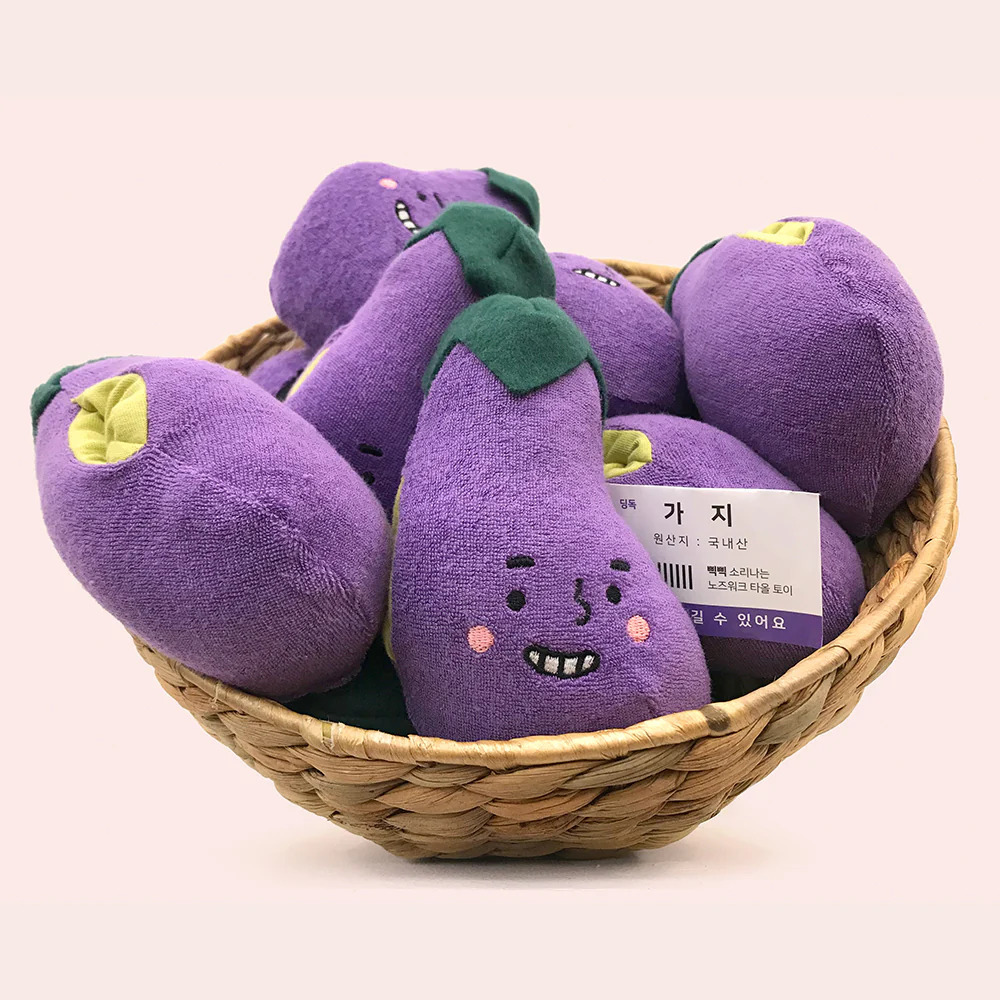 Ding Dog Eggplant toy for dogs (13x15cm) 1pc