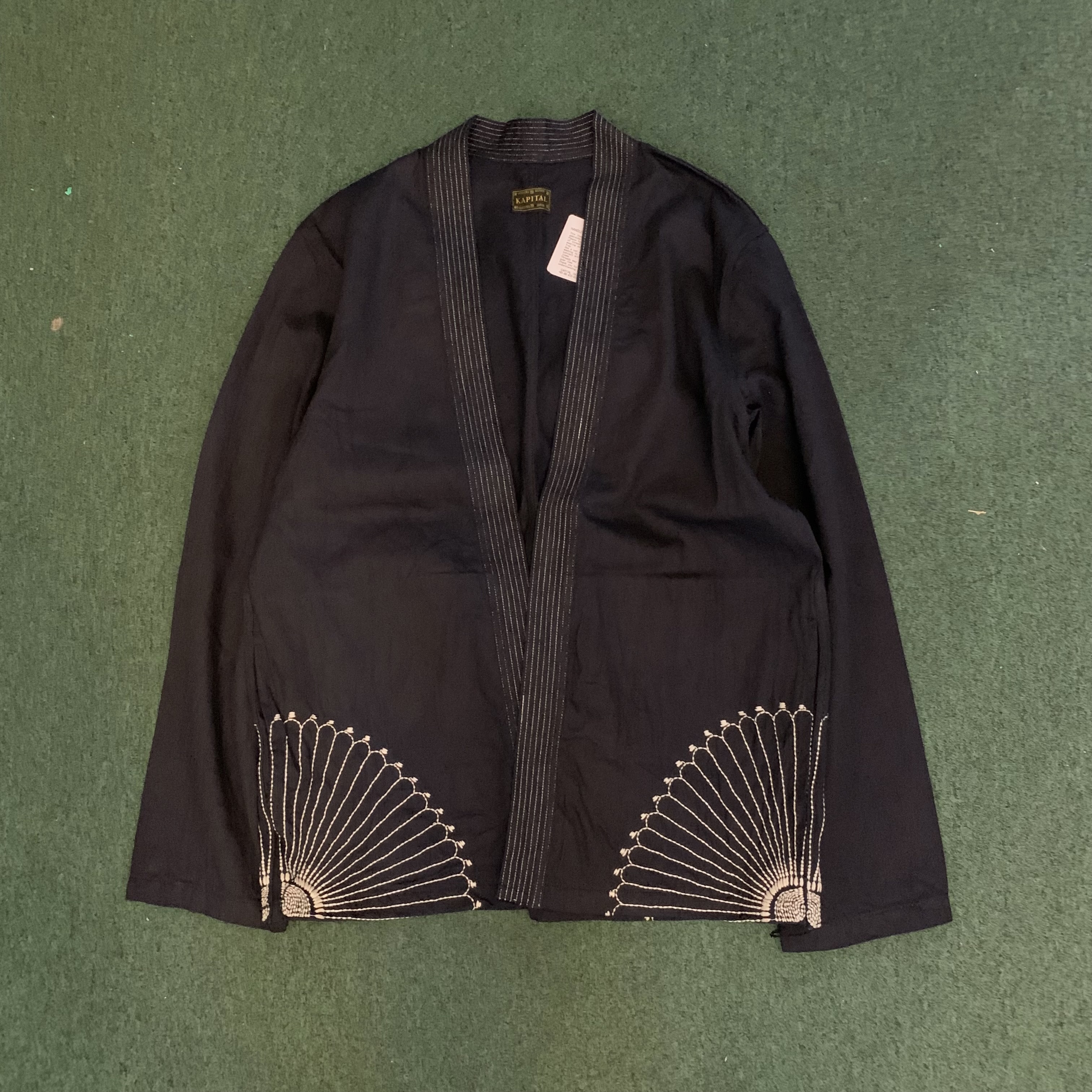 KAPITAL 8oz IDG x IDG Denim KAKASHI Shirt (Furoshiki Embroidery) - INDIGO