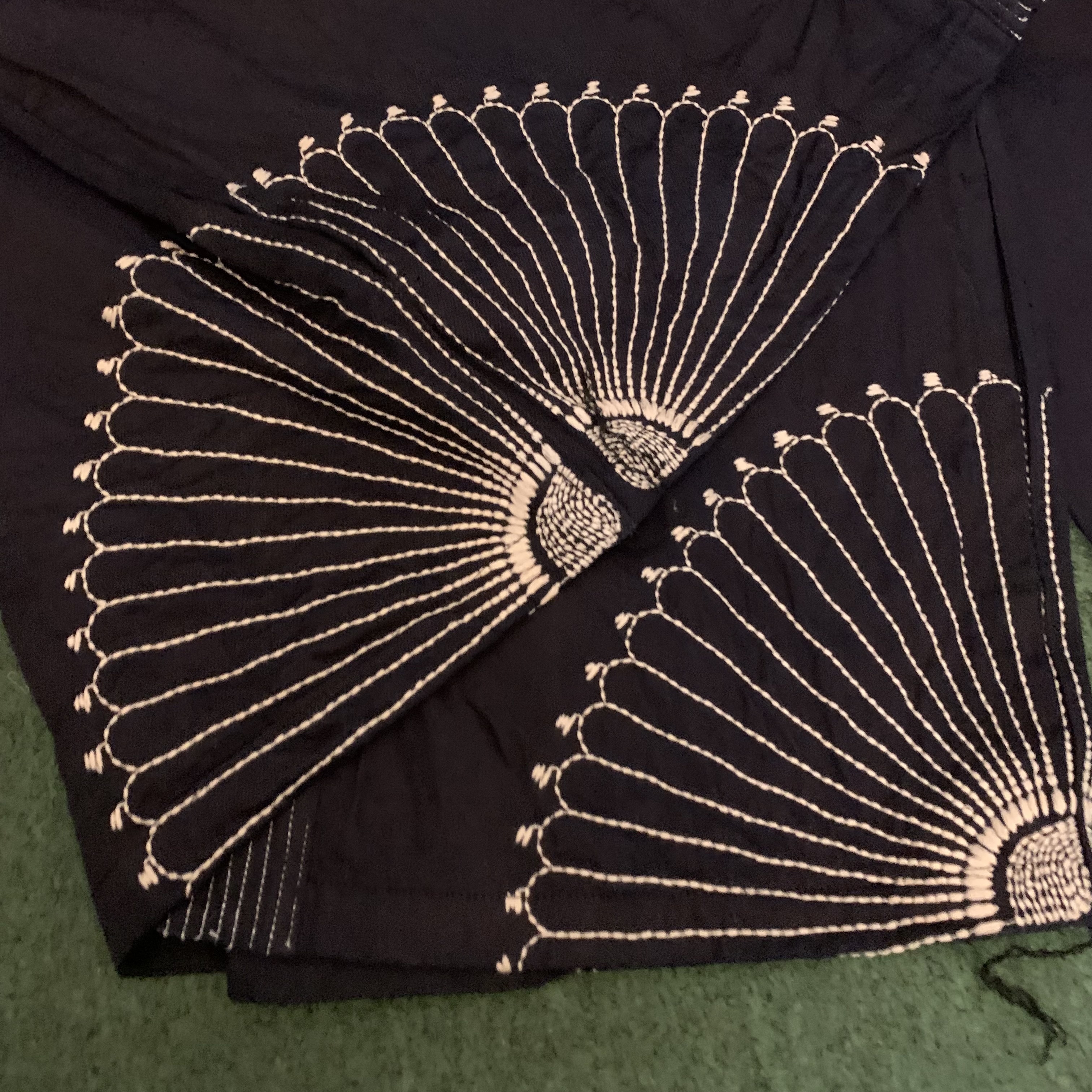KAPITAL 8oz IDG x IDG Denim KAKASHI Shirt (Furoshiki Embroidery) - INDIGO