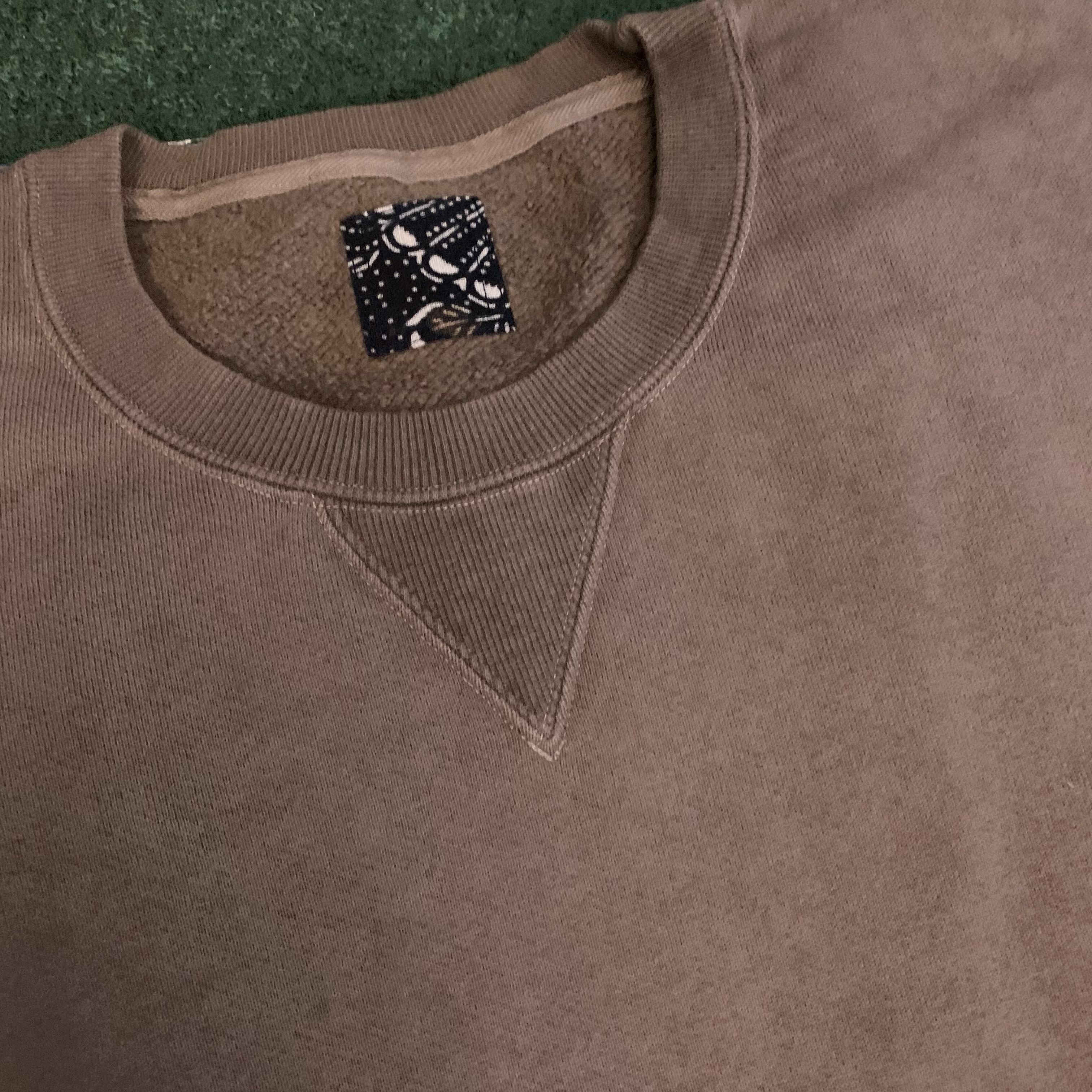 VISVIM ICT 2026 S/S JUMBO SB SWEAT S/S (NATURAL DYE) - LT.MUD