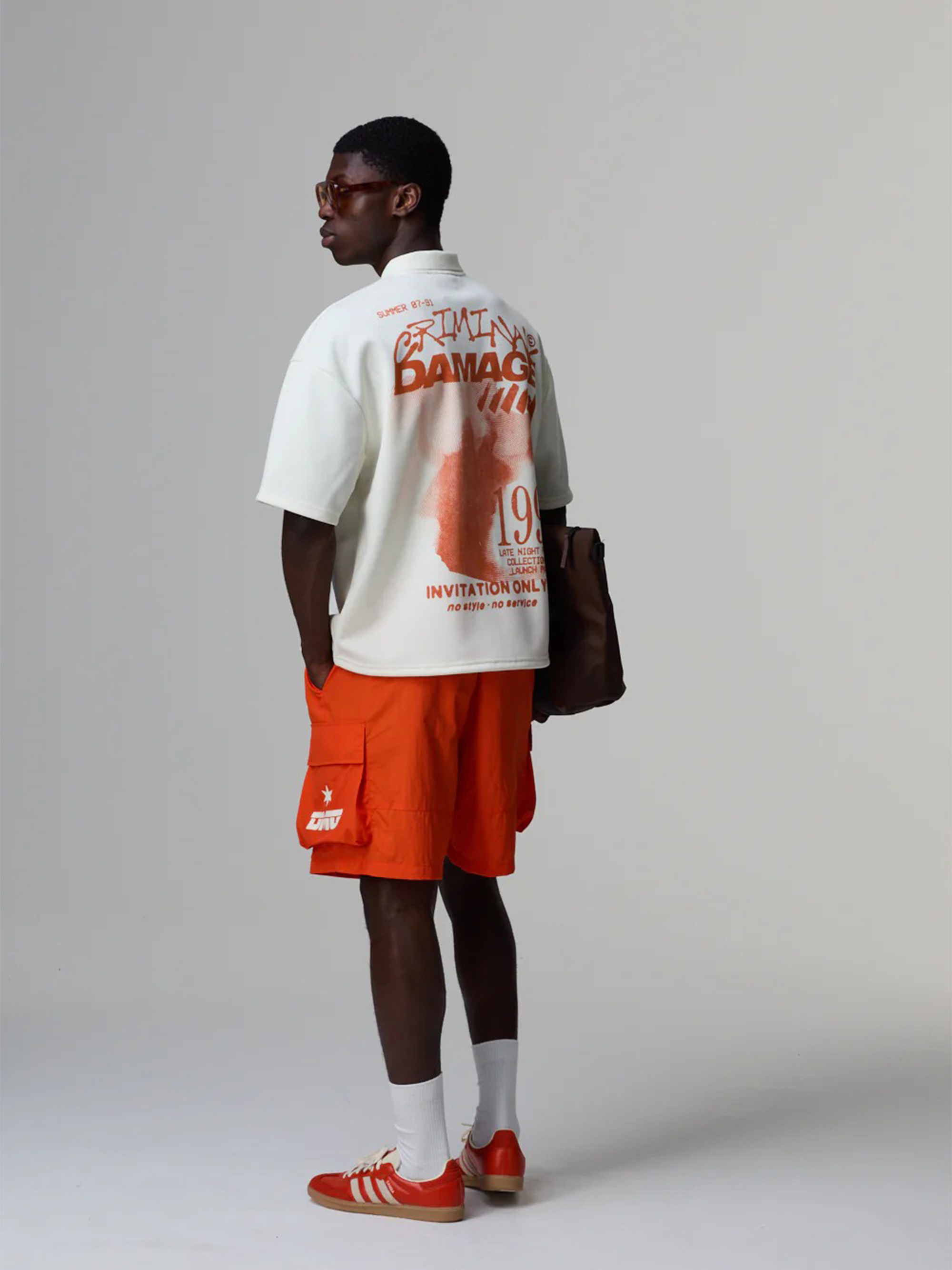 CRIMINAL DAMAGE INVITATION ONLY POLO SHIRT