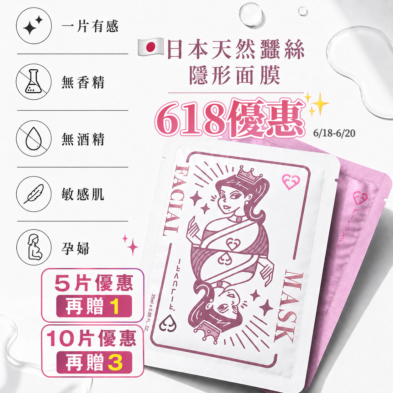 618優惠❤️‍🔥熱銷第一 FI‘LUVFI獨家多國專利 拋光歐逆肌 極緻發光肌面膜 保濕鎖水·亮白·緊緻拉提