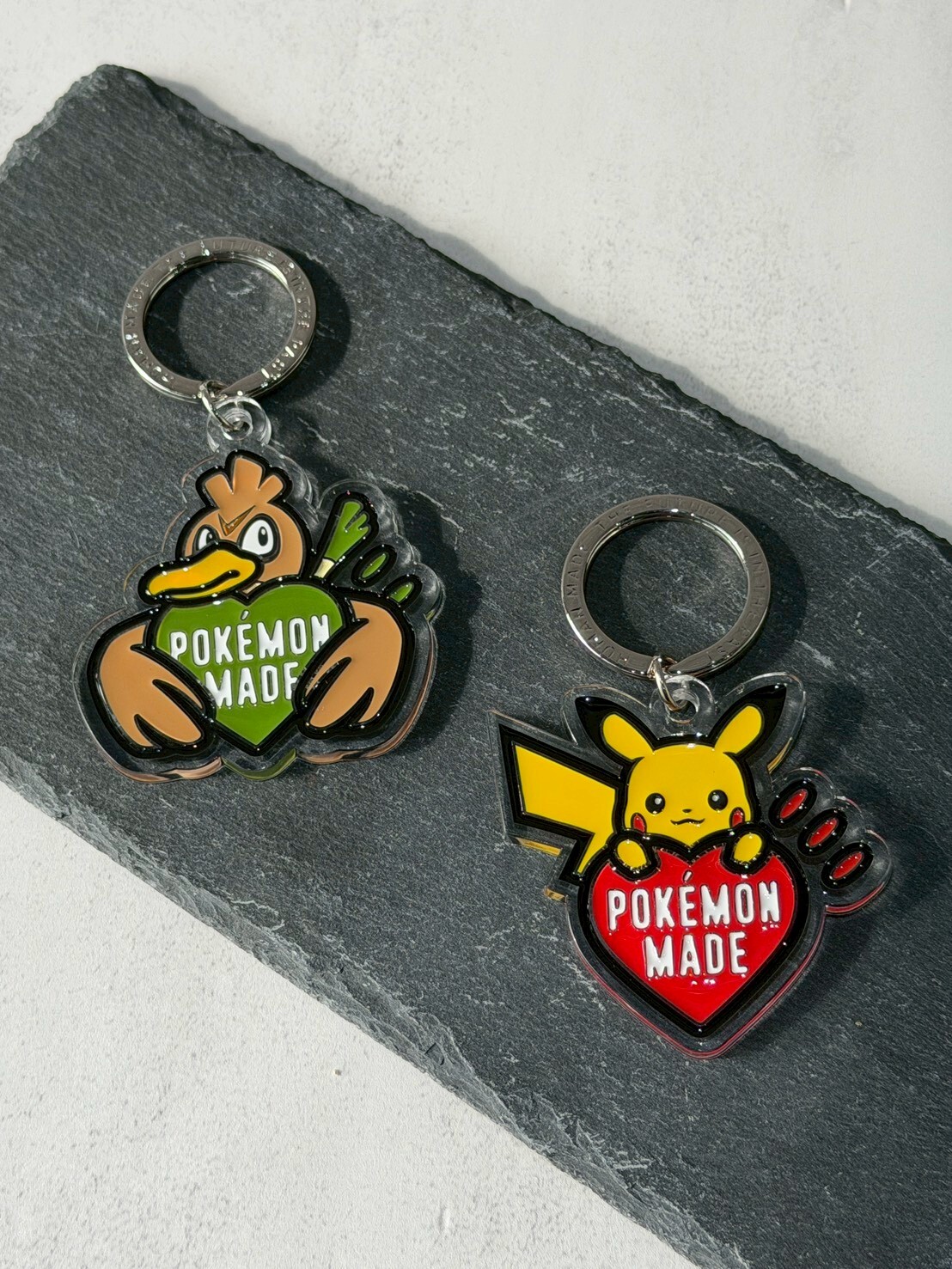 HUMAN MADE x POKÉMON 寶可夢 壓克力鑰匙圈
