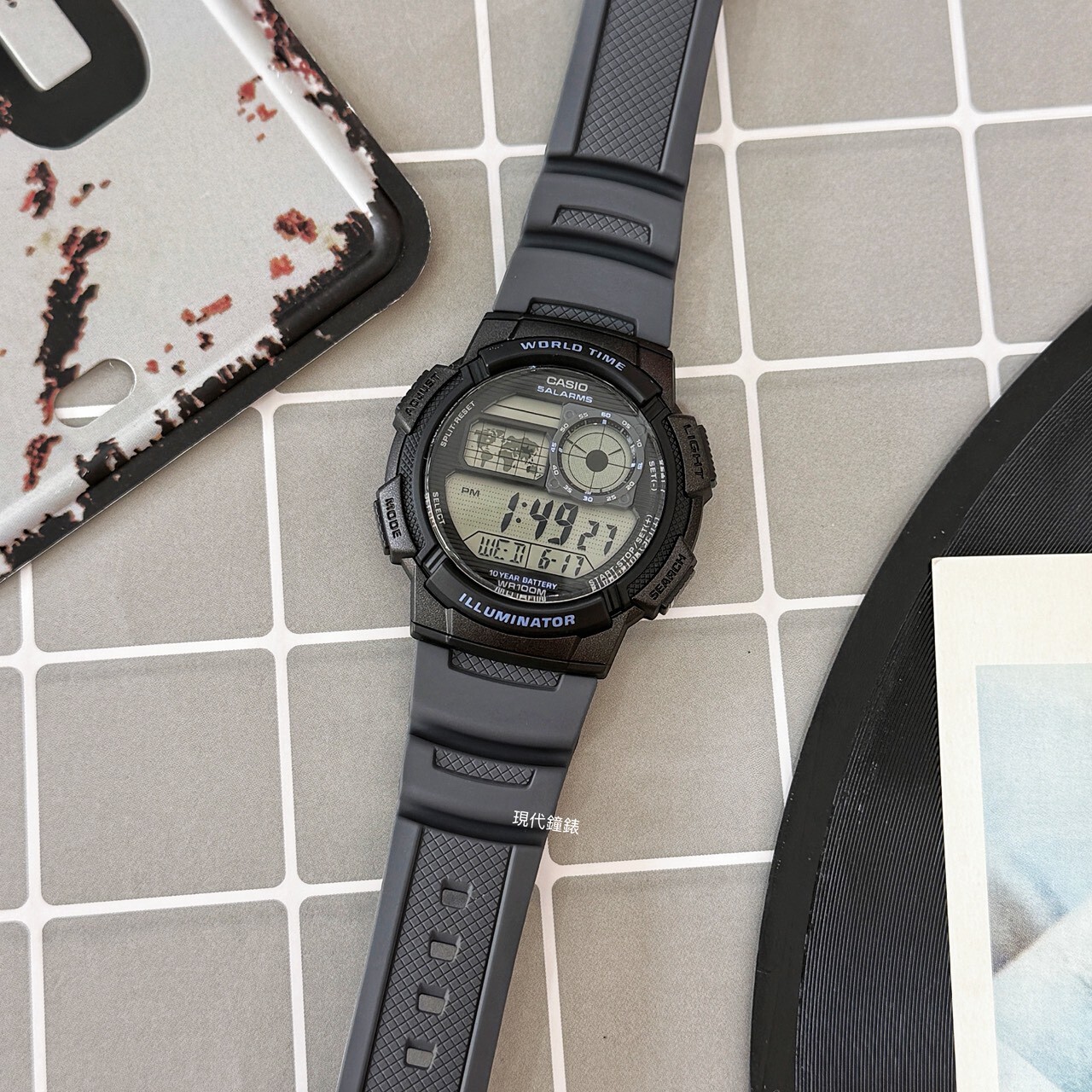【CASIO】AE-1000W-8A 45mm Modern Watch