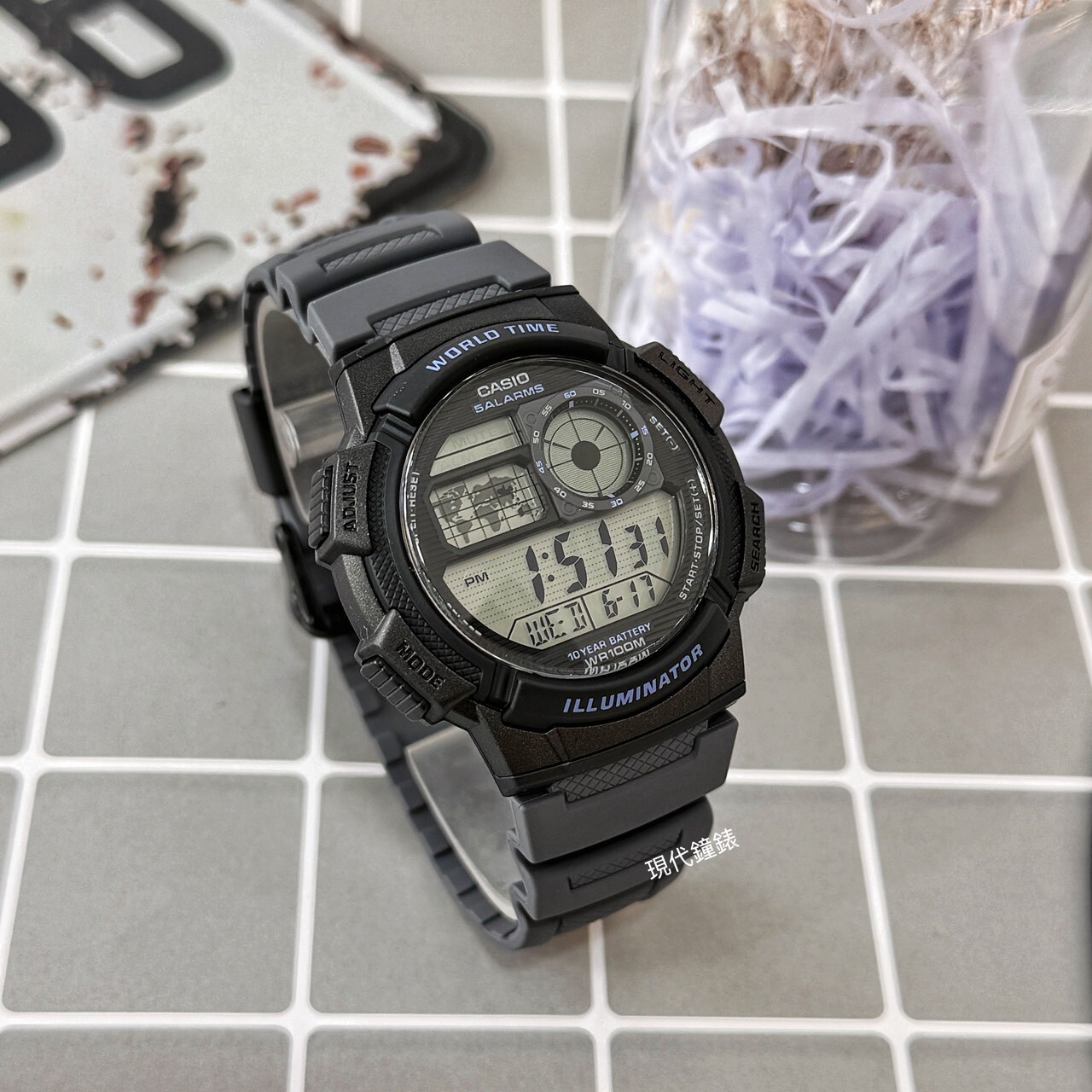 【CASIO】AE-1000W-8A 45mm Modern Watch