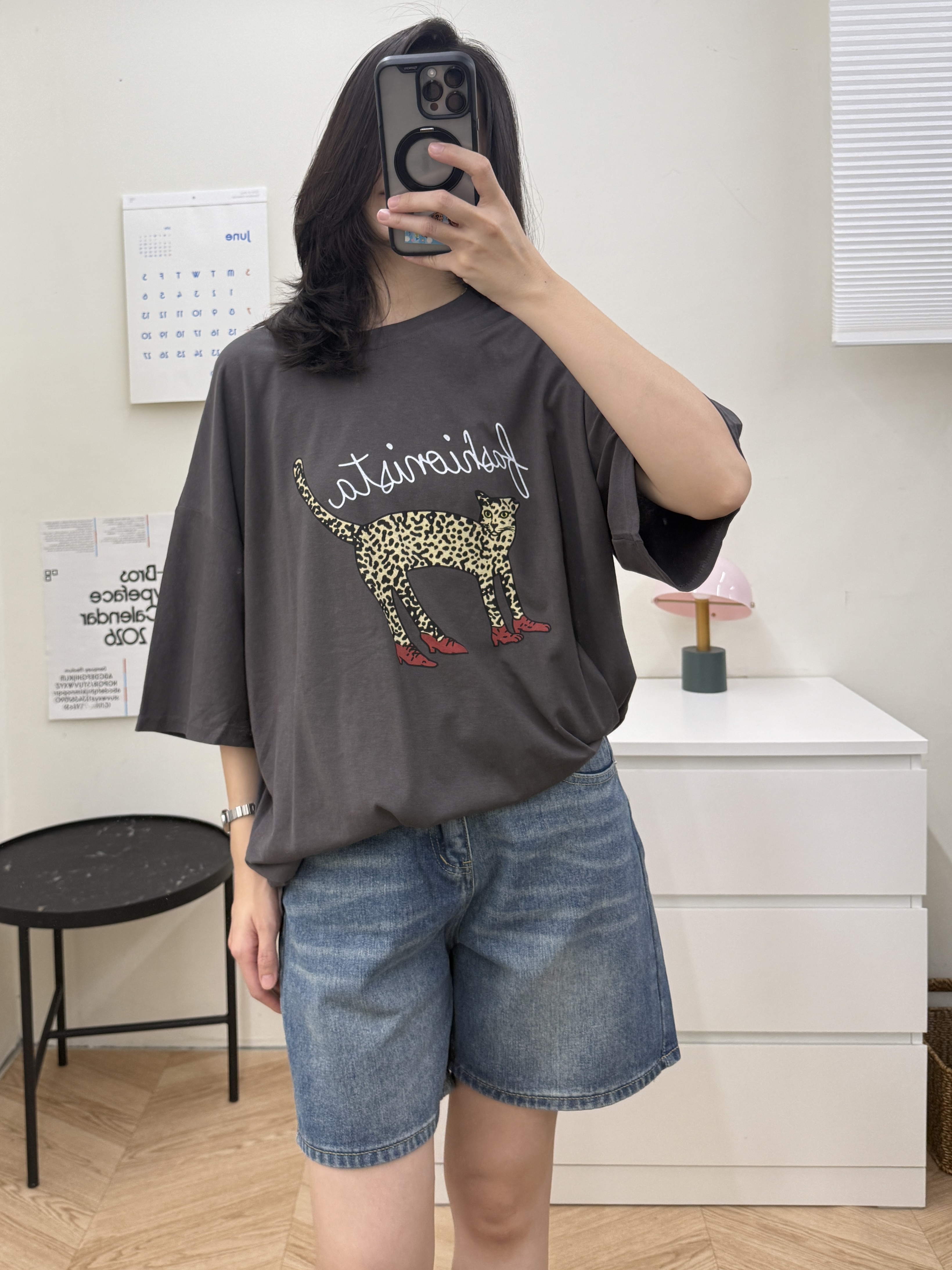 穿鞋花豹大T*2色
