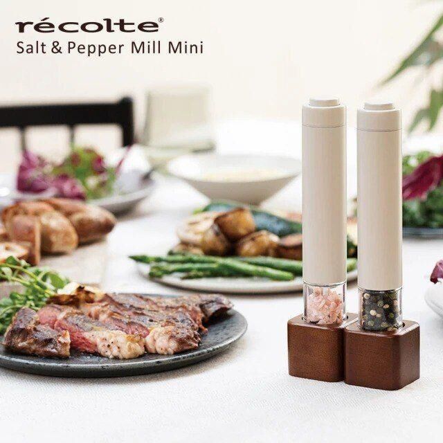 【請款賣場】日本 Recolte 麗克特 電動研磨器 𝗥𝗲𝗰𝗼𝗹𝘁𝗲 𝗦𝗮𝗹𝘁 & 𝗣𝗲𝗽𝗽𝗲𝗿 𝗠𝗶𝗹𝗹 𝗠𝗶𝗻𝗶 (廠商直寄商品)