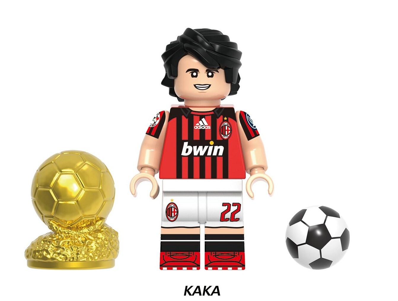 World Cup Football Series Kaka Custom Lego Minifigures G0191 GH0713