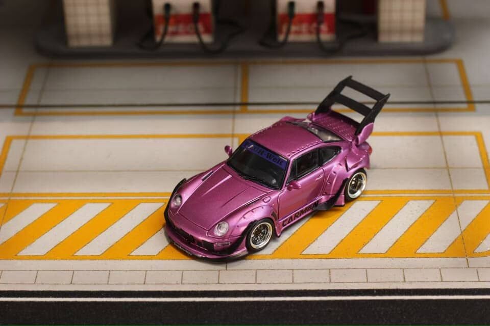 預訂:1/64 Street Weapon RWB 993 High Wing Carmen Purple Metallic (SWP993HWP )