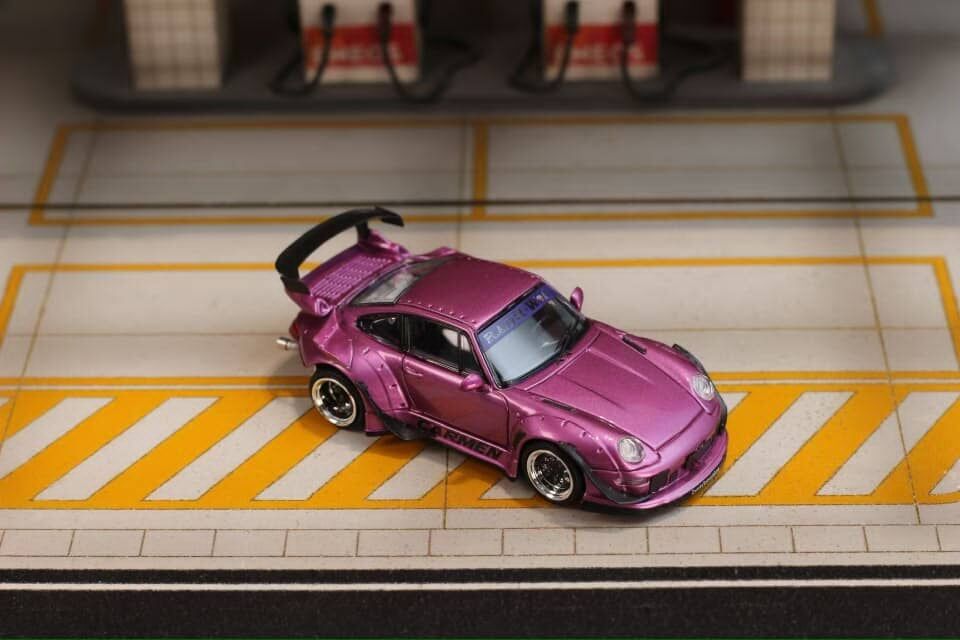預訂:1/64 Street Weapon RWB 993 GT Wing Carmen Purple Metallic (SWP993GTWP )