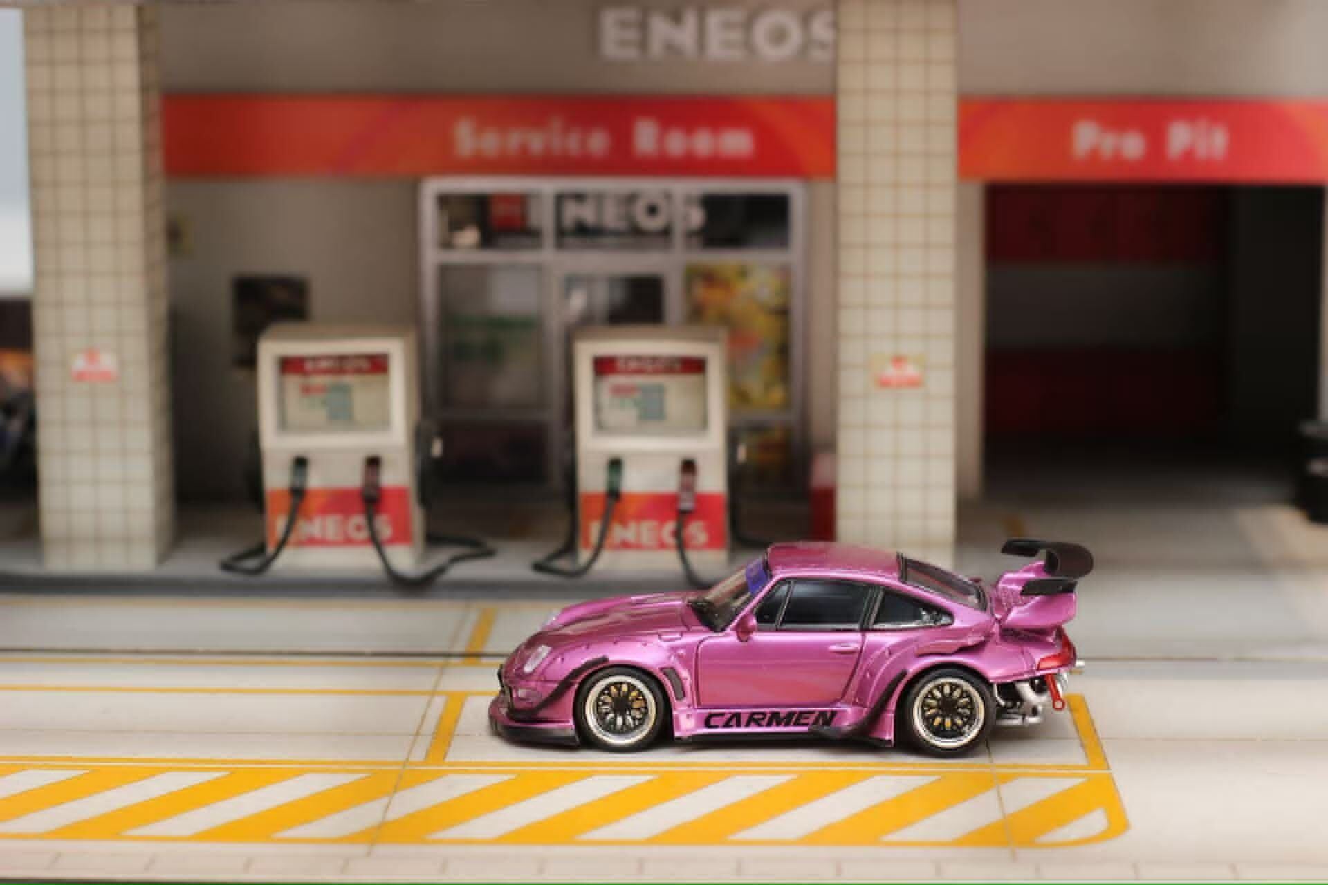預訂:1/64 Street Weapon RWB 993 GT Wing Carmen Purple Metallic (SWP993GTWP )