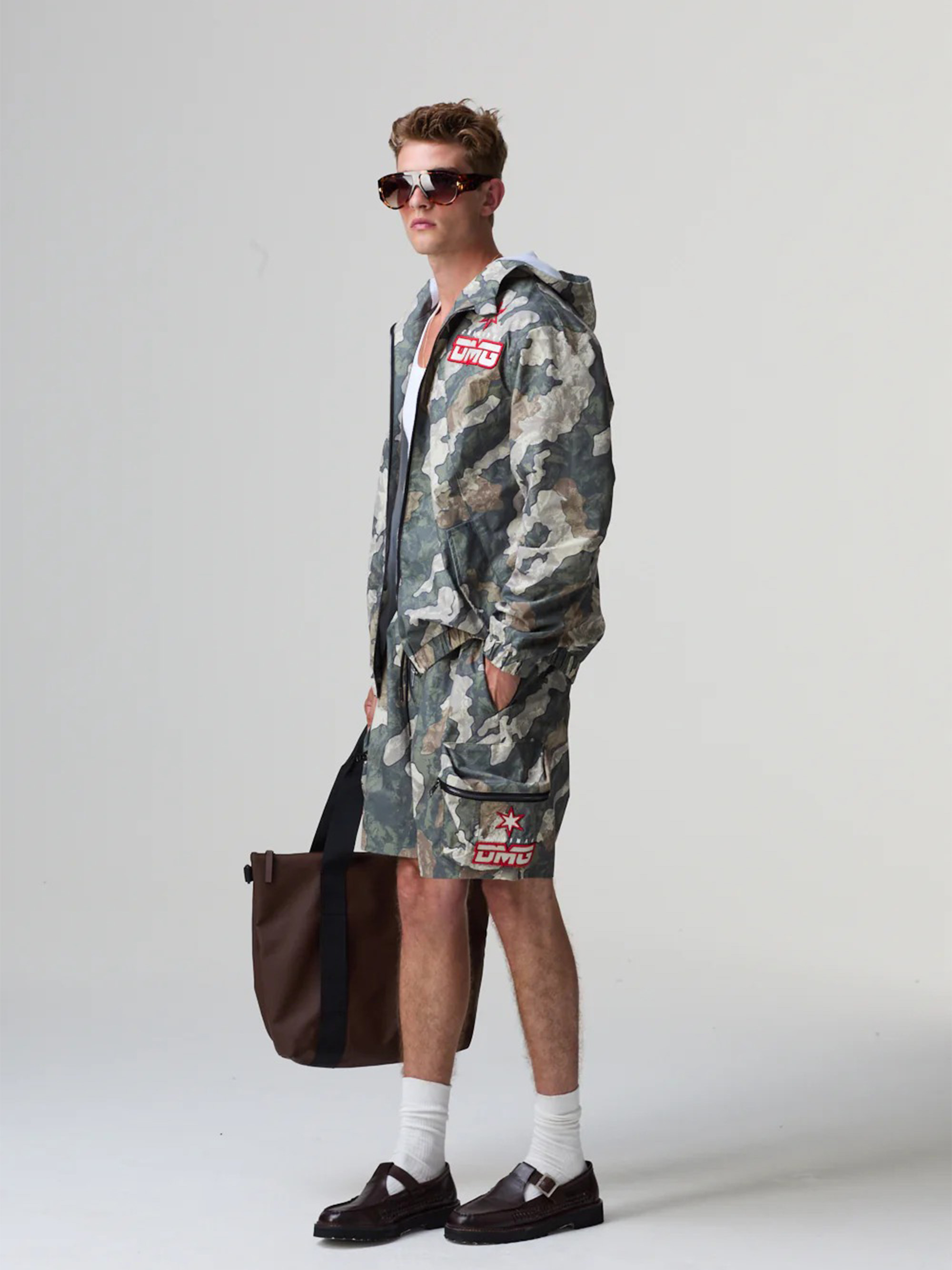 CRIMINAL DAMAGE CAMO NYLON SHORT