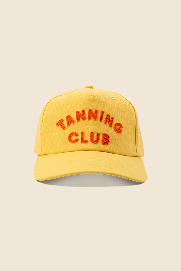 TANNING CLUB - 經典俱樂部短棒球帽 (黃)