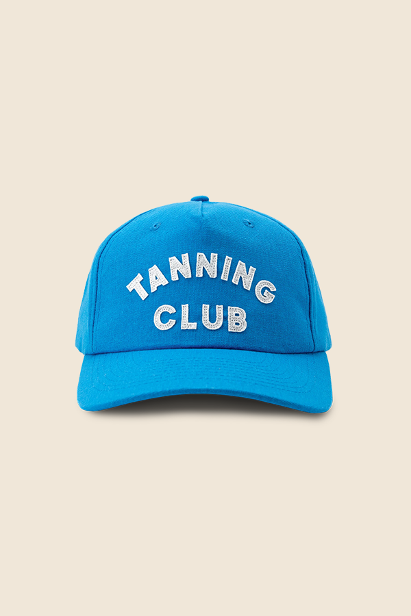 TANNING CLUB - 經典俱樂部短棒球帽 (海水藍)